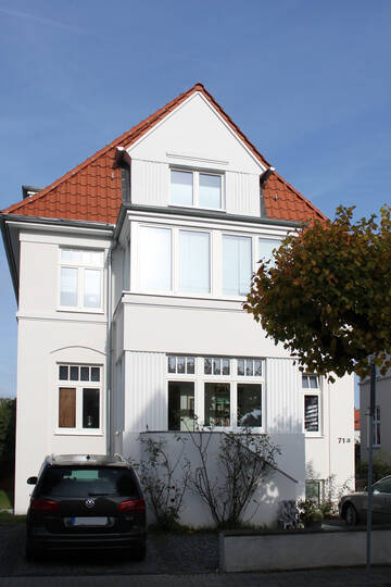 Umbau &amp; Erweiterung eines Wohnhauses in Lübeck-Travemünde &lt;br /&gt;Bauzeit: 2015 &lt;br&gt;Leistungsspektrum: HOAI Phase: 1-8